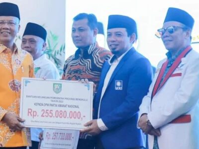 11 Parpol Dapat Bantuan Keuangan dari Pemprov Bengkulu