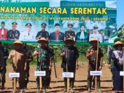 Kodim 0425 Launching Tanam Serentak Dukung Ketahanan Pangan