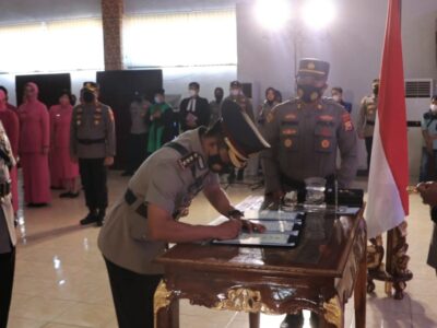 Kapolda Bengkulu Pimpin Sertijab Tiga Kapolres dan Dirreskrimsus