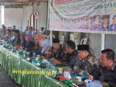 Anggota DPRD Lebong Dapil I Gelar Reses Serap Aspirasi Konstituen