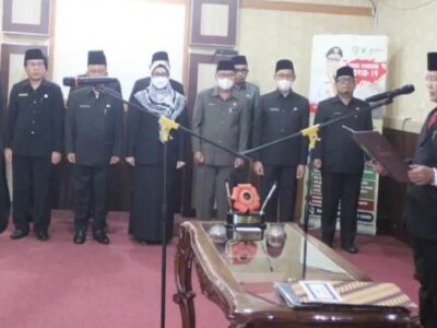 Dilantik Rohidin, Fachriza Jabat Sekda Gantikan Hamka