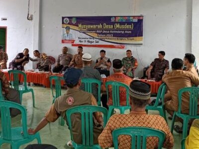 Pemdes Kelindang Atas Gelar Musdes Susun RKP Desa 2023