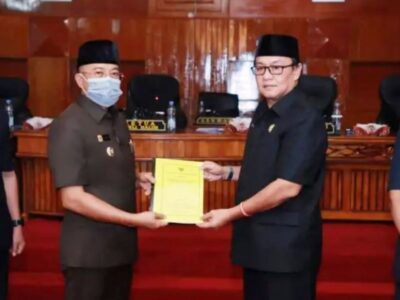 DPRD BS Gelar Paripurna Penyampaian Nota Bupati Terhadap 6 Raperda