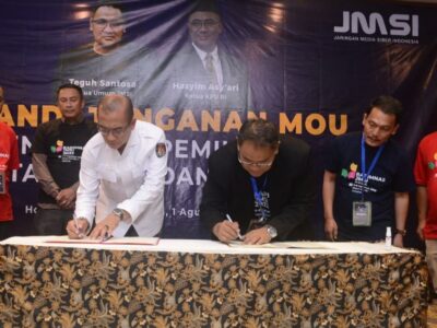 JMSI dan KPU RI Tandatangani Nota Kesepahaman
