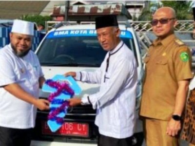 Dukung Kinerja BMA, BPKAD Kota Bengkulu Bantu Mobil Operasional