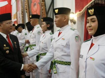 54 Orang Anggota Paskibraka Bengkulu Tahun 2022 Dikukuhkan