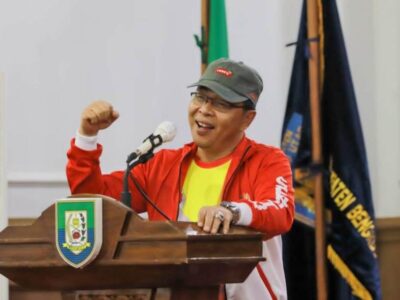Kadispora Atisar Lepas Kontingen Bengkulu ke Ajang FORNAS IV Palembang