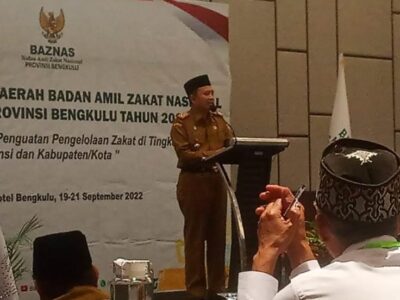 Baznas Provinsi Bengkulu Kumpulkan Rp 68,6 M Zakat di Tahun 2022