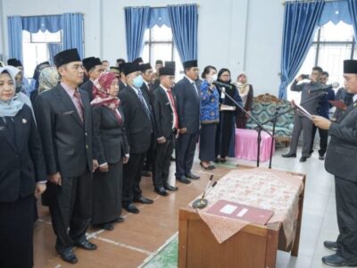 Wabup Zurdi Lantik 109 Pejabat Eselon III di Lingkup Pemkab Kepahiang
