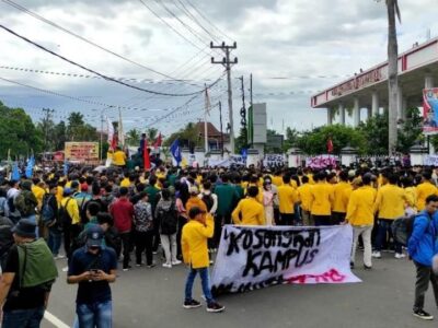 Video: Ribuan Mahasiswa Bengkulu Demo Tolak Kenaikan Harga BBM