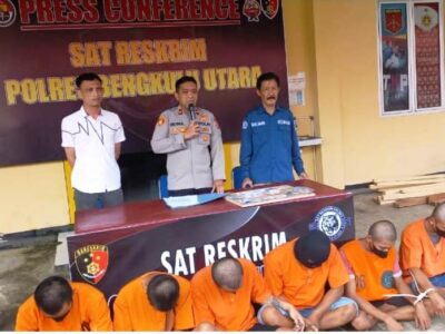 Polres BU Bekuk 6 Pengedar Sabu, Salah Satunya Residivis