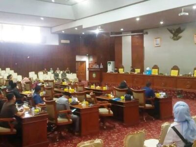 DPRD Provinsi Bengkulu Gelar Paripurna Laporan Banggar Atas Raperda APBDP