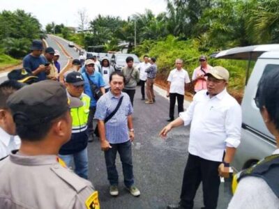 Bupati Erwin Pantau PHO Pekerjaan Fisik Dinas PUPR Seluma