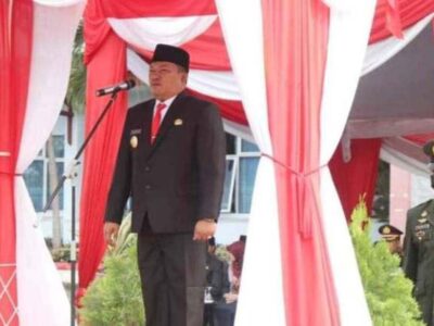 Pimpin Upacara HUT Ke-77 TNI, Bupati Erwin Bacakan Amanat Panglima TNI