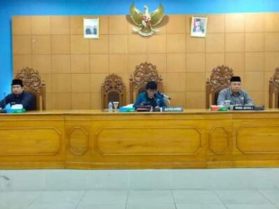 DPRD BU Gelar Paripurna Jawaban Eksekutif Atas Ranperda APBD Tahun 2023