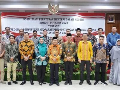 BPKAD Kota Bengkulu Hadiri Sosialisasi Permendagri Nomor 84 Tahun 2022