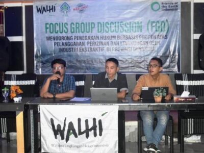 WALHI Bengkulu Dorong Penegakan Hukum Tiga Perusahaan