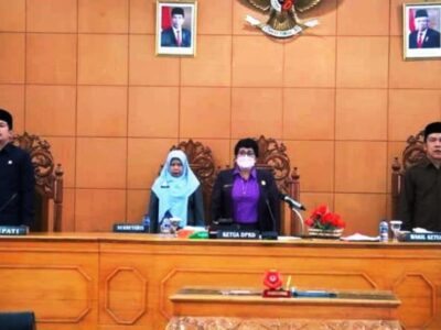 Paripurna DPRD Bengkulu Utara Pendapat Akhir Fraksi Atas Raperda APBD-P