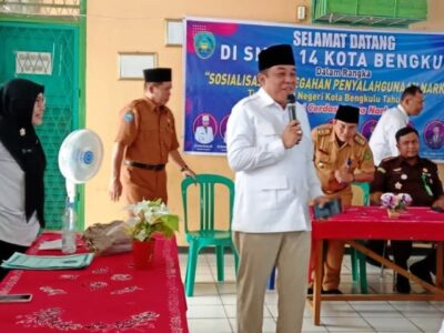 DPRD Kota Bengkulu Dukung Sosialisasi Pencegahan Narkoba Tingkat Pelajar
