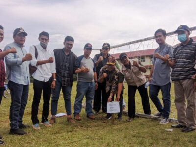 Dispora Provinsi Bengkulu Tetapkan Titik Nol Pembangunan Stadion Mini