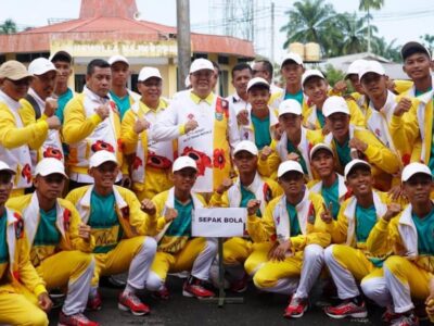 Gubernur Rohidin Lepas Kontingen Bengkulu ke Pra POPNAS 2022