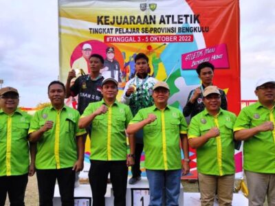 Kejurda Atletik Tingkat Pelajar Digelar, Kadispora Bengkulu: Ajang Motivasi Atlet
