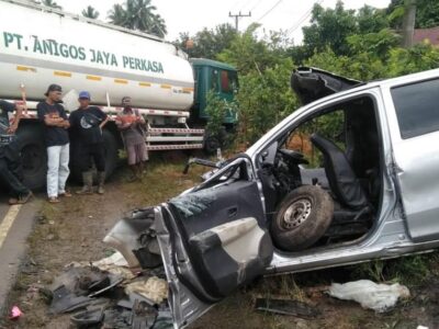 Laka Lantas Maut di Seluma: Calya vs Tangki, 1 Orang Meninggal