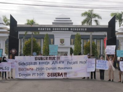Gubernur Bengkulu Didesak Segera Selesaikan Konflik Petani Mukomuko