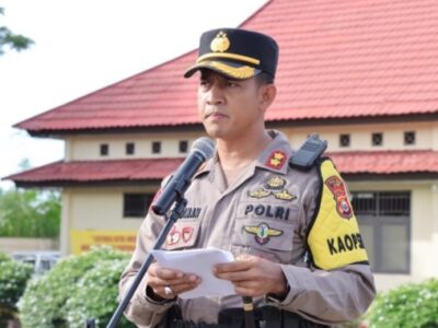 Pimpin Upacara HUT Satpam, Kapolres Kaur Tekanan Sinergisitas