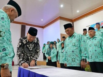 Pengurus Persatuan Pensiunan Indonesia Bengkulu Dikukuhkan