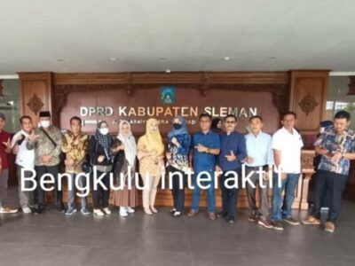 Konsultasi Peningkatan PAD, DPRD Lebong Kunjungi Kabupaten Sleman DIY