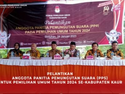 KPU Kaur Lantik 585 Anggota PPS Tingkat Desa