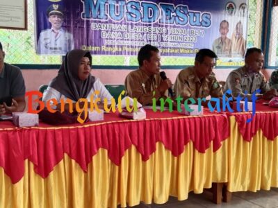 Pemdes Sukau Datang I Gelar Musdesus Penetapan KPM BLT-DD 2023