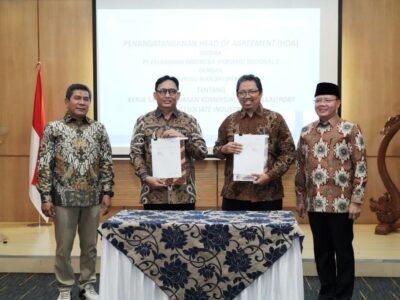 Pelindo dan PT Bengkulu Mandiri Jalin Kerja Sama Kembangkan Pelabuhan Pulau Baai
