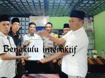 Sertijab Pjs Kades Garut Lebong Berselip Pesan dan Ucapan Terima Kasih