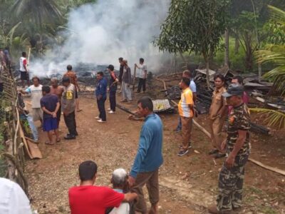 Terbakar Hebat, Rumah Warga Seluma Rata dengan Tanah