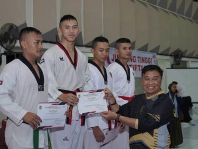 Atlet Taekwondo Bengkulu Borong Medali Popda Magelang