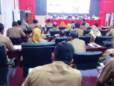 Rakornas PB, Bupati Mian Minta Seluruh OPD Perkuat Kolaborasi