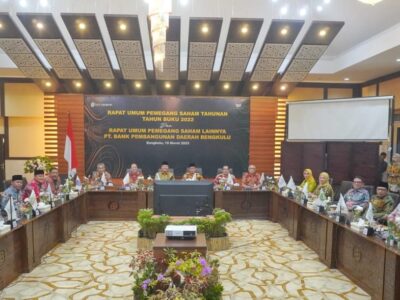 RUPS Tahun Buku 2022, Laba Bersih Bank Bengkulu Capai 130 Persen