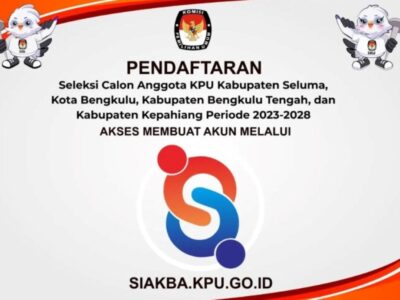 Catat! Ini Syarat Calon Komisioner KPU Kota Bengkulu, Seluma, Benteng, dan Kepahiang