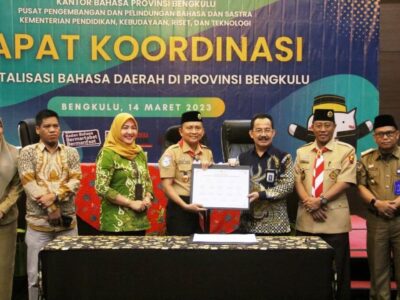Pemprov Bengkulu Dukung Revitalisasi Bahasa Daerah