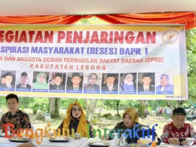 Reses ke Daerah Pemilihan I, Anggota DPRD Lebong Jaring dan Tampung Aspirasi Warga