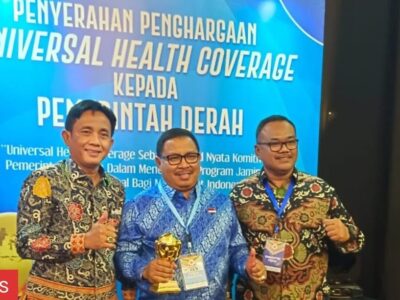 Pemkot Bengkulu Raih Penghargaan UHC di Jakarta