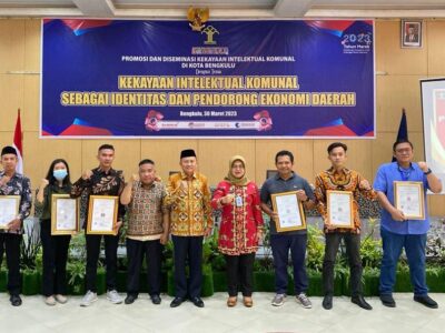 Dorong Perekonomian, Pemprov Bengkulu Dukung Kemenkumham Jaga HKI Komunal