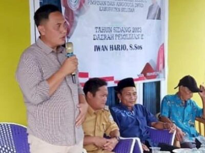 Anggota DPRD Seluma Iwan Harjo Gelar Reses di Desa Taba