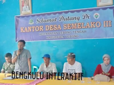 39 KPM di Desa Semelako III Dapat Bantuan Langsung Tunai Rp 900 Ribu