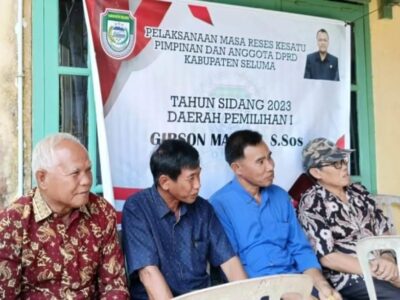 Untuk Pembagunan Desa, Gibson Manalu Serap Aspirasi Masyarakat Seluma