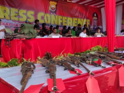 Polisi Ungkap Home Industri Senjata Api di Kaur, Sudah beroperasi 10 Tahun, 102 Pucuk Senpi Diamankan