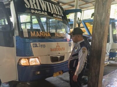 Polres dan Dishub Bengkulu Selatan Periksa Angkutan Lebaran