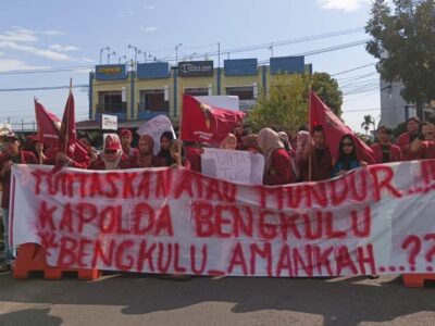 Aksi Simpatik IMM untuk Rahiman Dani di Mapolda Bengkulu, Tuntaskan atau Mundur